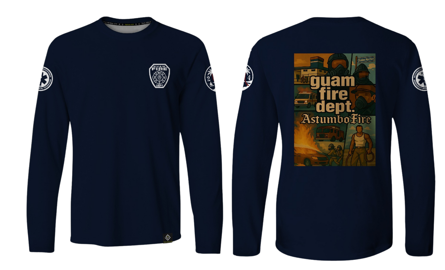 GUAM FIRE DEPARTMENT Sublimated Long Sleeve - ASTUMBO FIRE
