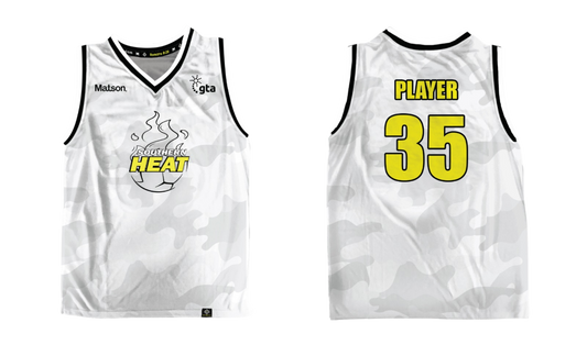 SOUTHERN HEAT SOCCER Sublimated Men's Tank Top (White-Yellow)