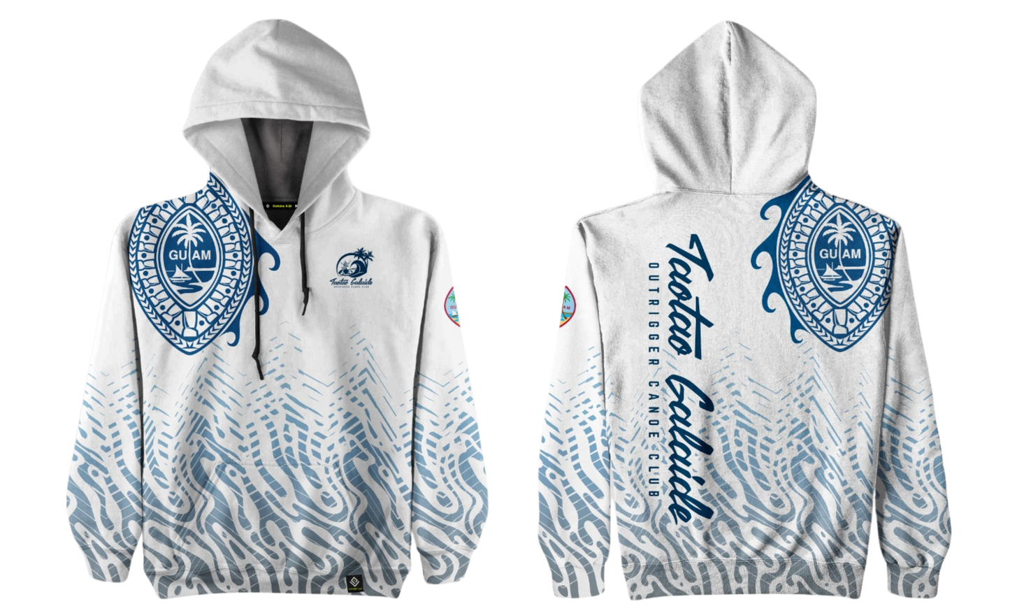 TAOTAO GALAIDE OUTRIGGER CANOE CLUB Sublimated Hybrid Pullover Hoodie