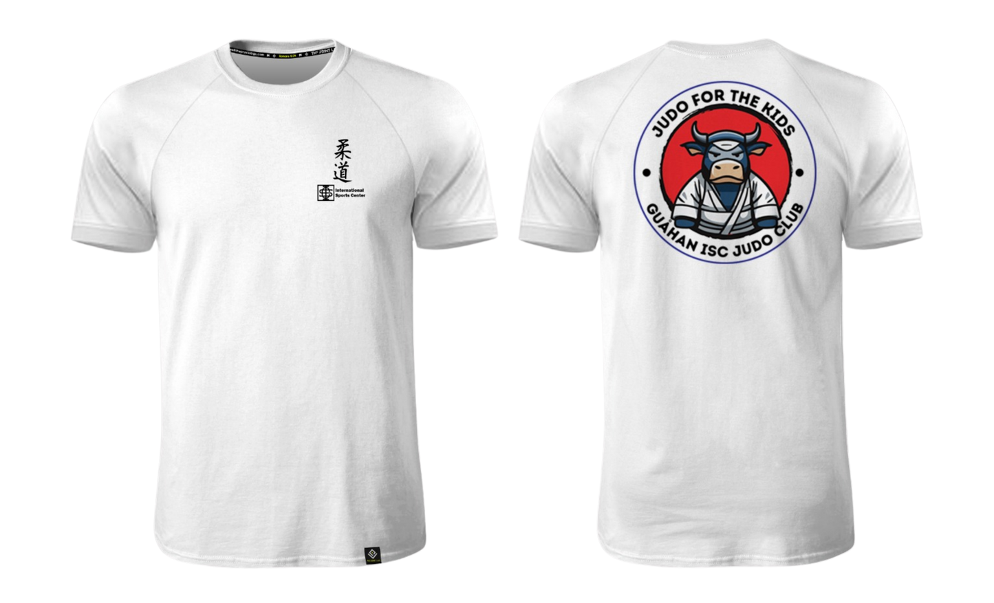 JUDO FOR THE KIDS Sublimated Raglan Short Sleeve (White)