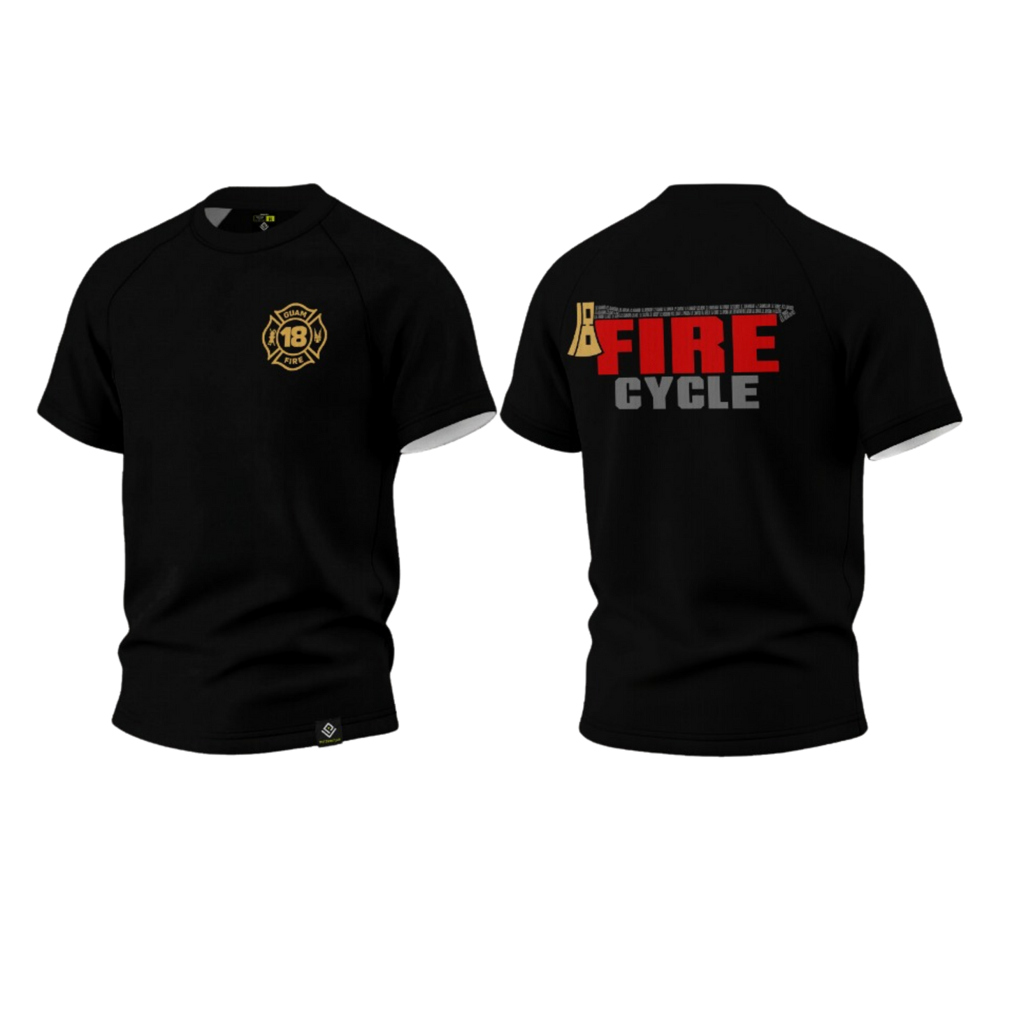 GUAM FIRE DEPARTMENT Sublimated Raglan T-shirt (18th Cycle)