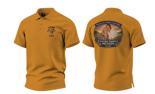 BLAS - CASTRO FAMILY REUNION Sublimated Men's Polo Shirt (Blas - Castro Family Asan)