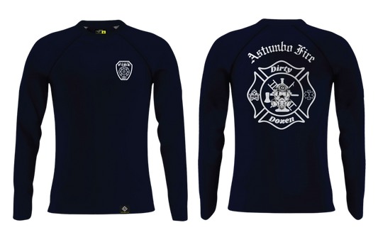 GUAM FIRE DEPARTMENT - ASTUMBO STATION 12 Sublimated Raglan Long Sleeve