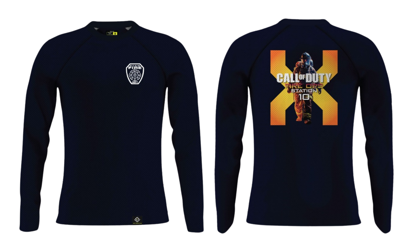 GUAM FIRE DEPARTMENT Sublimated Raglan Long Sleeve - Call of Duty