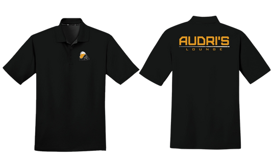 AUDRI'S LOUNGE Screen Print Drifit Polo Shirt