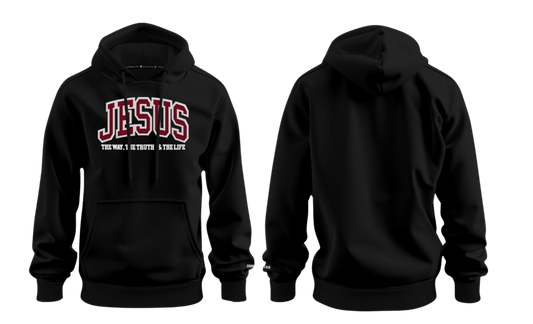 JESUS THE WAY THE TRUTH & THE LIFE Pullover Hoodie Jacket