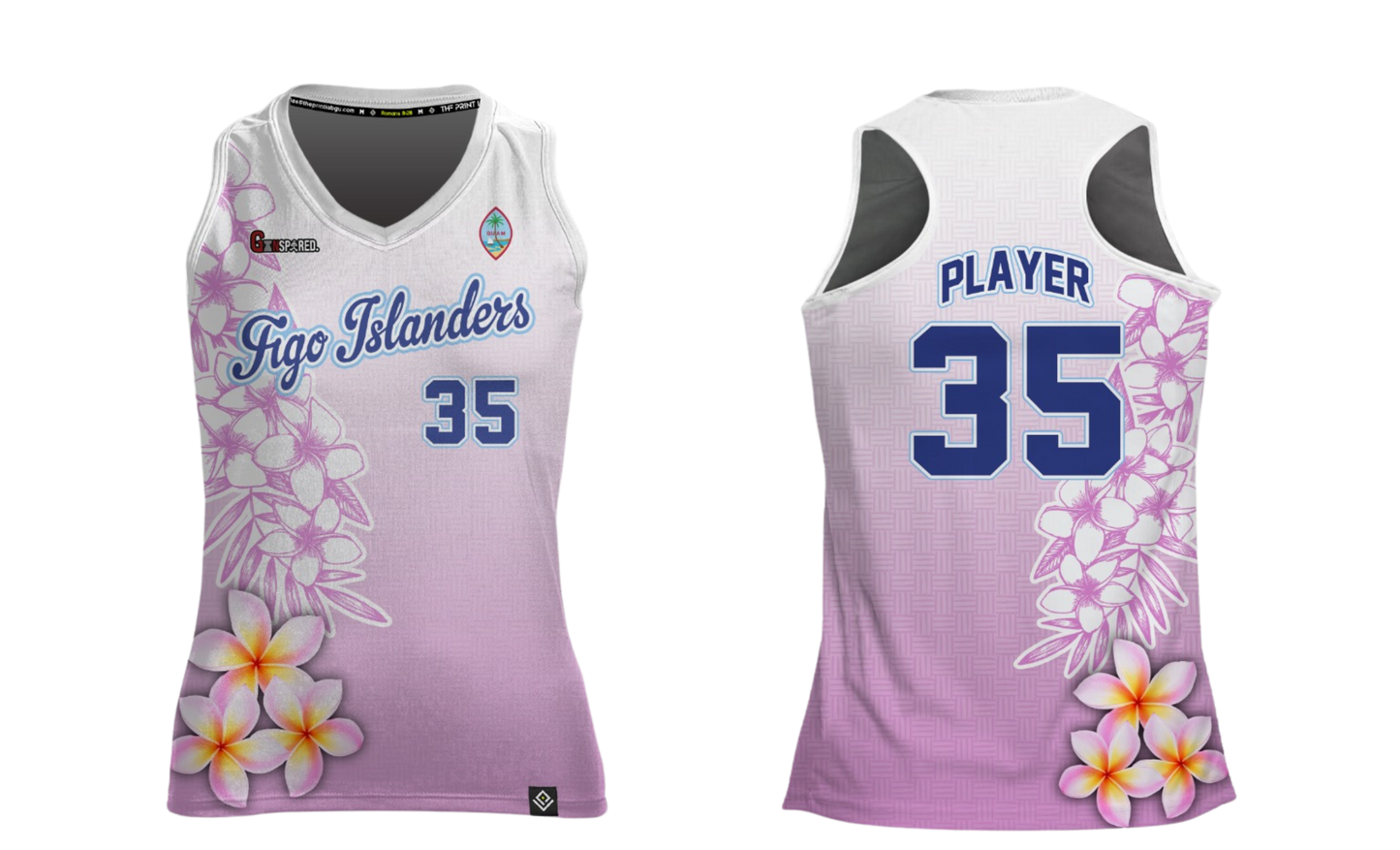 FIGO ISLANDERS 50's 2025 Women's Sublimated Racer Back