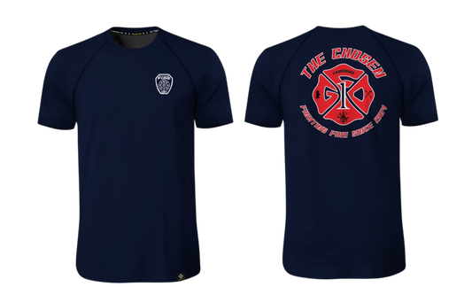 GUAM FIRE DEPARTMENT - The Chosen - Sublimated Raglan T-shirt