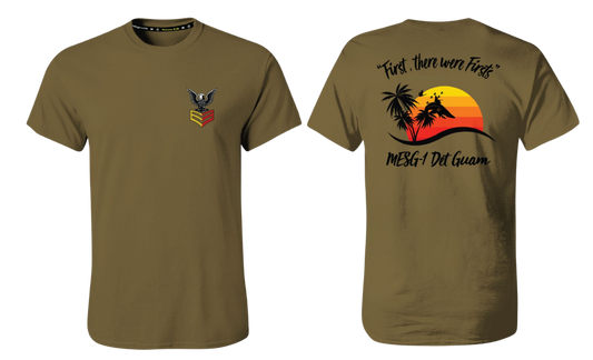 MESG - 1 DET GUAM Screen Print Cotton Men's T-shirt