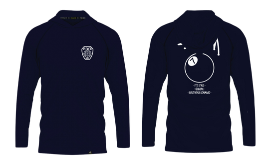 GUAM FIRE DEPARTMENT - PITI Station 7 Sublimated Long Sleeve with Hood