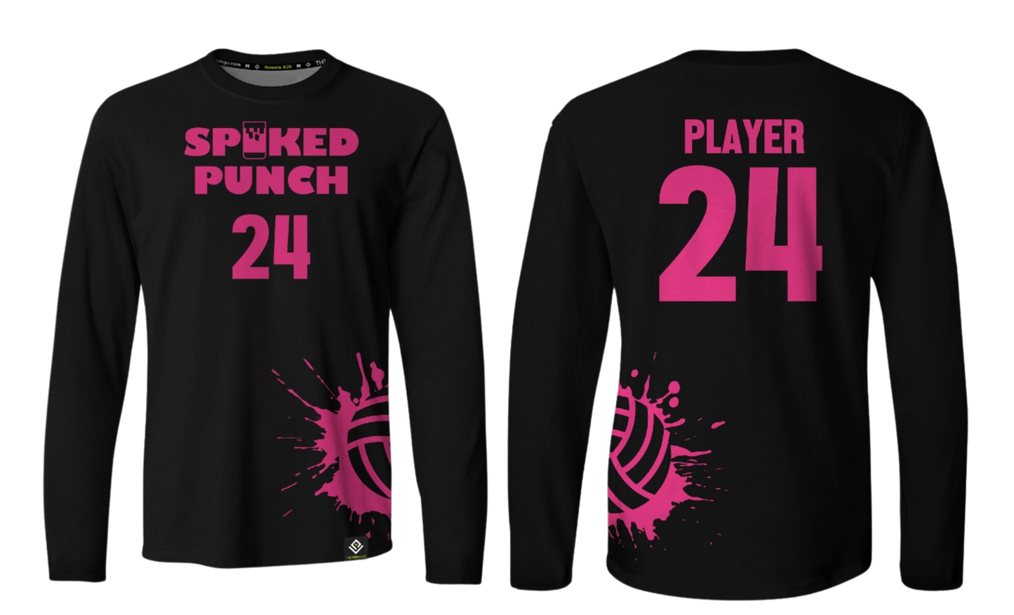 SPIKED PUNCH Sublimated Men's Long Sleeve