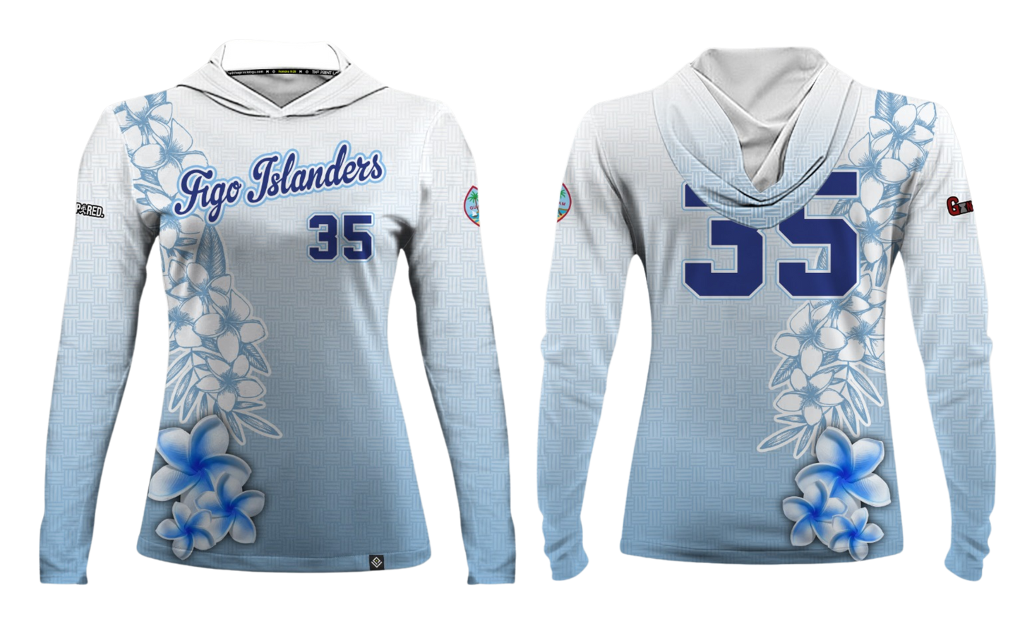 FIGO ISLANDERS 50's 2025 Women's Sublimated Long Sleeve with Hood