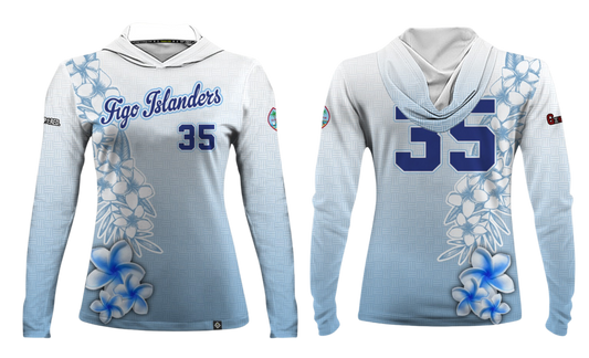 FIGO ISLANDERS 50's 2025 Women's Sublimated Long Sleeve with Hood