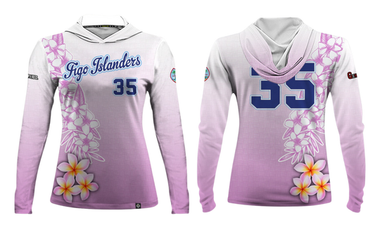 FIGO ISLANDERS 50's 2025 Women's Sublimated Long Sleeve with Hood