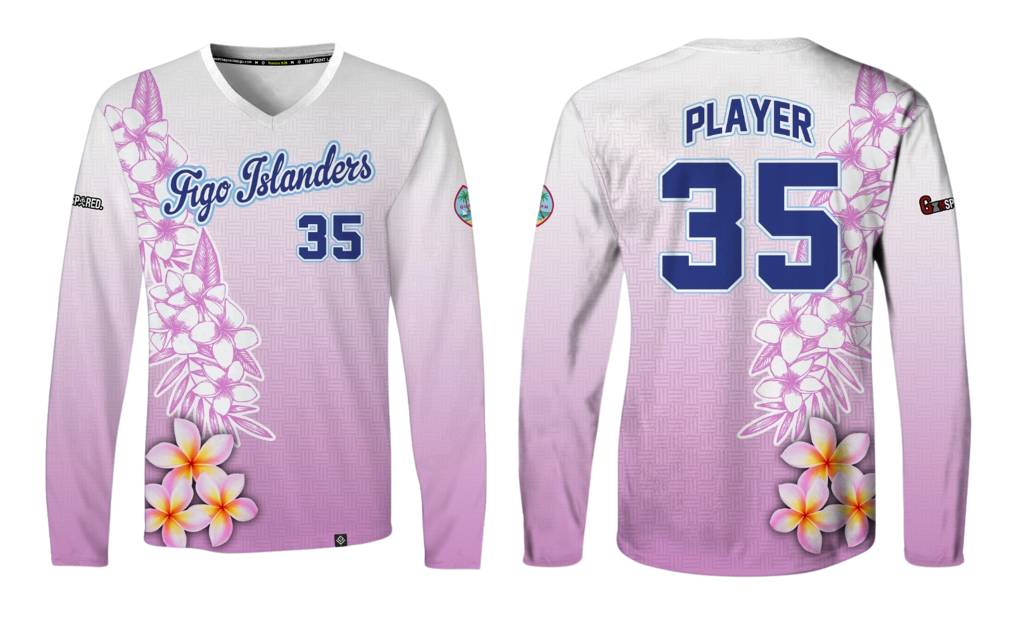 FIGO ISLANDERS 50's 2025 Men's Sublimated Long Sleeve