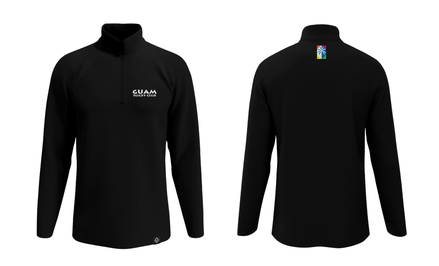 GUAM RUGBY CLUB Sublimated Quarter Zipper with Collar Long Sleeve (Dri Fit)