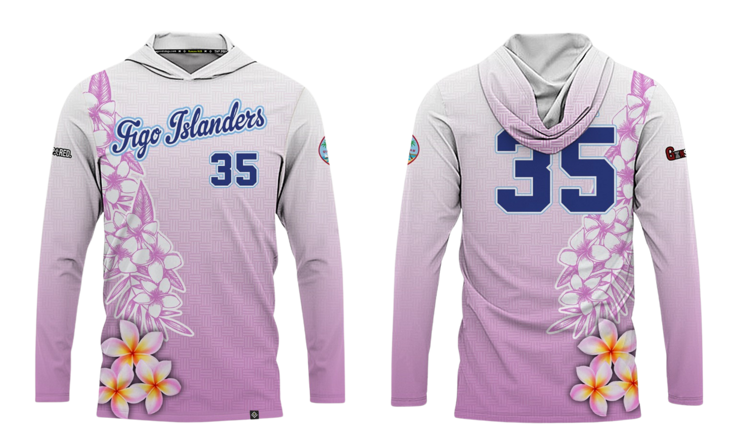 FIGO ISLANDERS 50's 2025 Men's Sublimated Long Sleeve with Hood