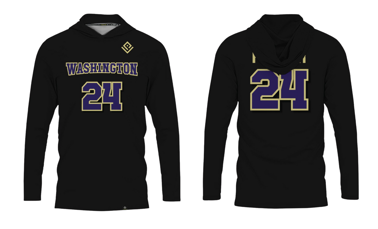 GWHS AM FOOTBALL Sublimated Long sleeve with Hood (SUPPORTER GEAR)