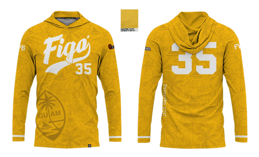 FIGO ISLANDERS 40'S 2025 Men's Sublimated Long Sleeve with Hood