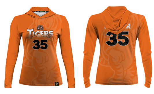 TALAFOFO - TIGERS Sublimated Women's Long Sleeve with Hood