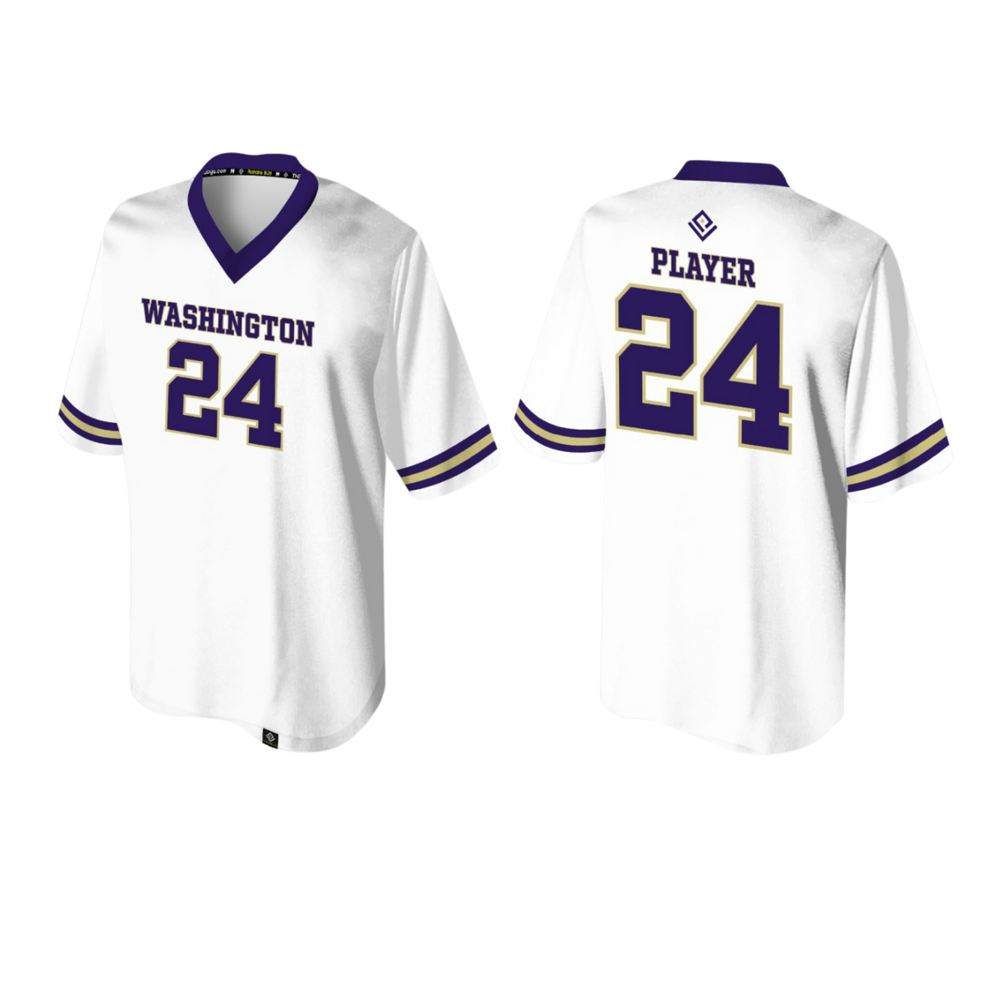 GW FOOTBALL Sublimated Men's Football Jersey (White)
