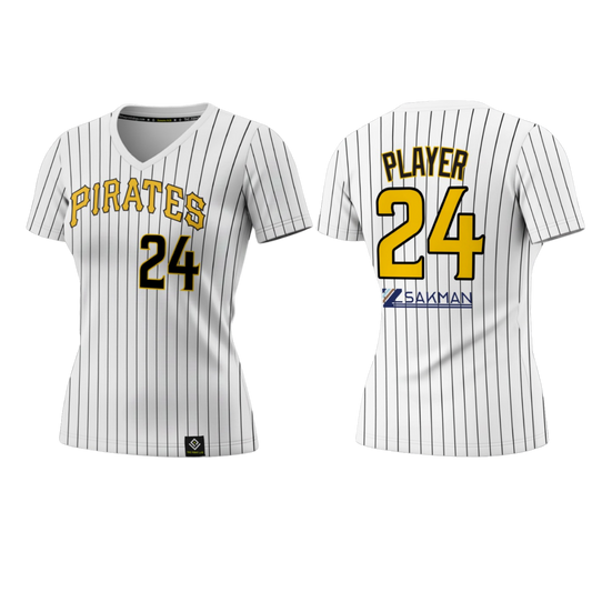 PIRATES Sublimated Women's V-neck T-shirt