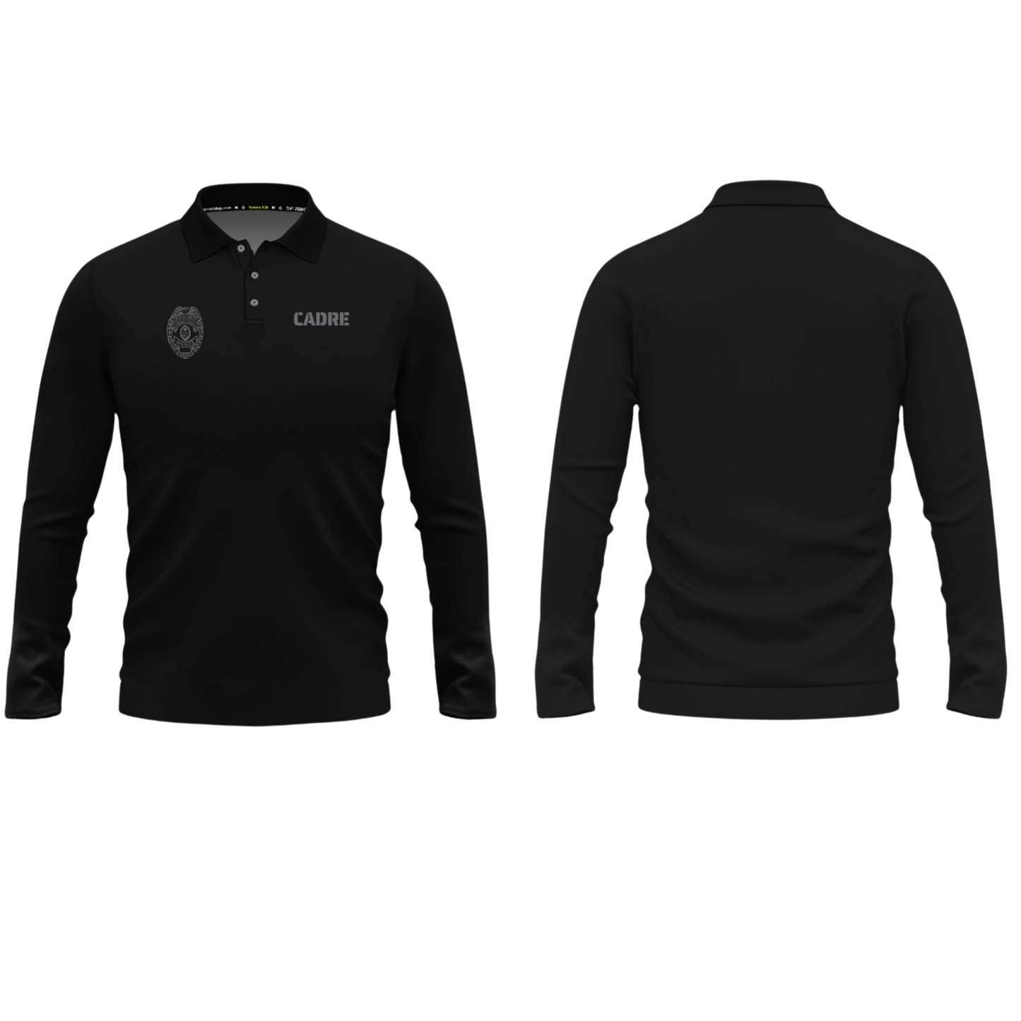 CORRECTIONS Sublimated Long Sleeve Polo (Officer Badge)