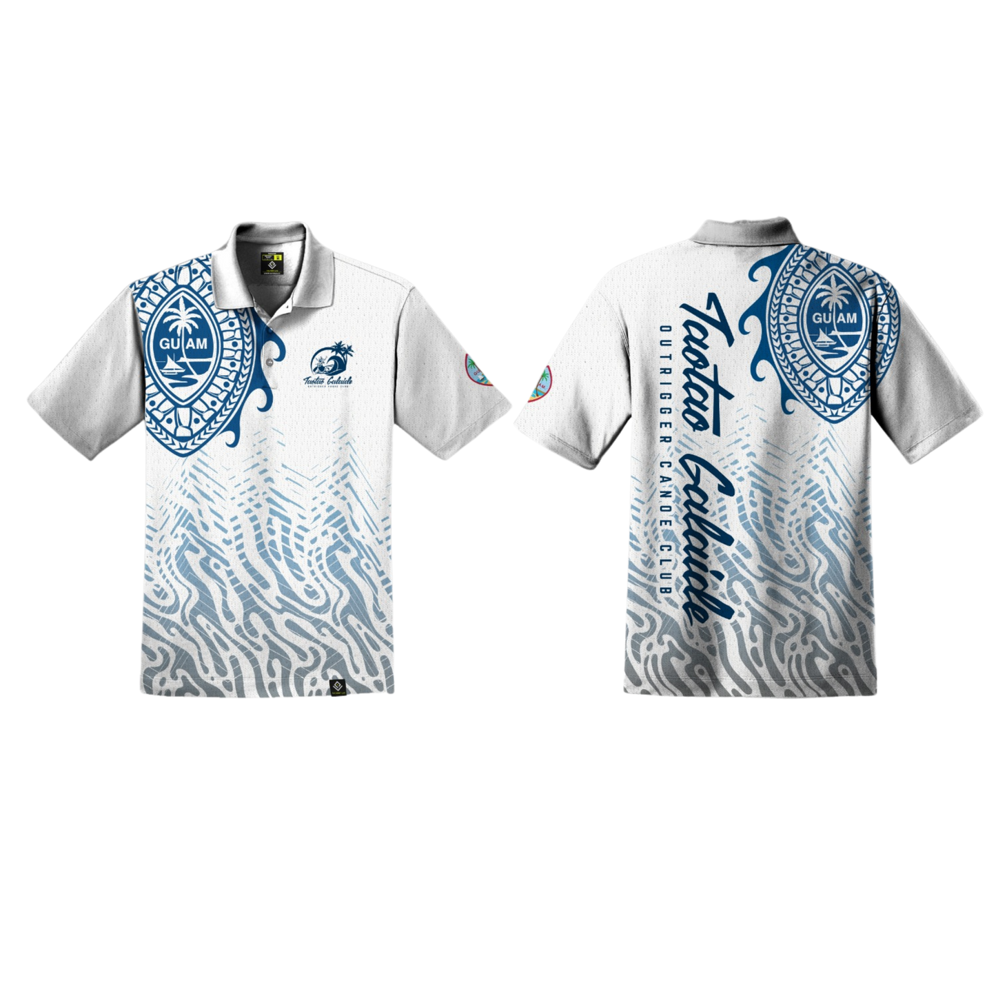 TAOTAO GALAIDE OUTRIGGER CANOE CLUB Sublimated Men's Polo Shirt