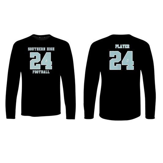 SOUTHERN HIGH FOOTBALL 2025 Dri Fit Long Sleeve (Name and Number)