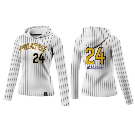 PIRATES Sublimated Women's Long Sleeve with Hood