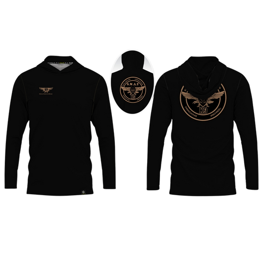 GUAM POLICE DEPT. Sublimated Men's Long Sleeve with Hood (SWAT-K9)