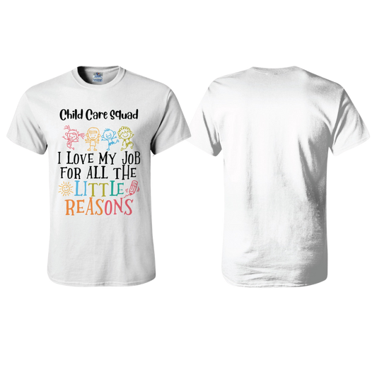 CHILD CARE Screen Print T-shirt