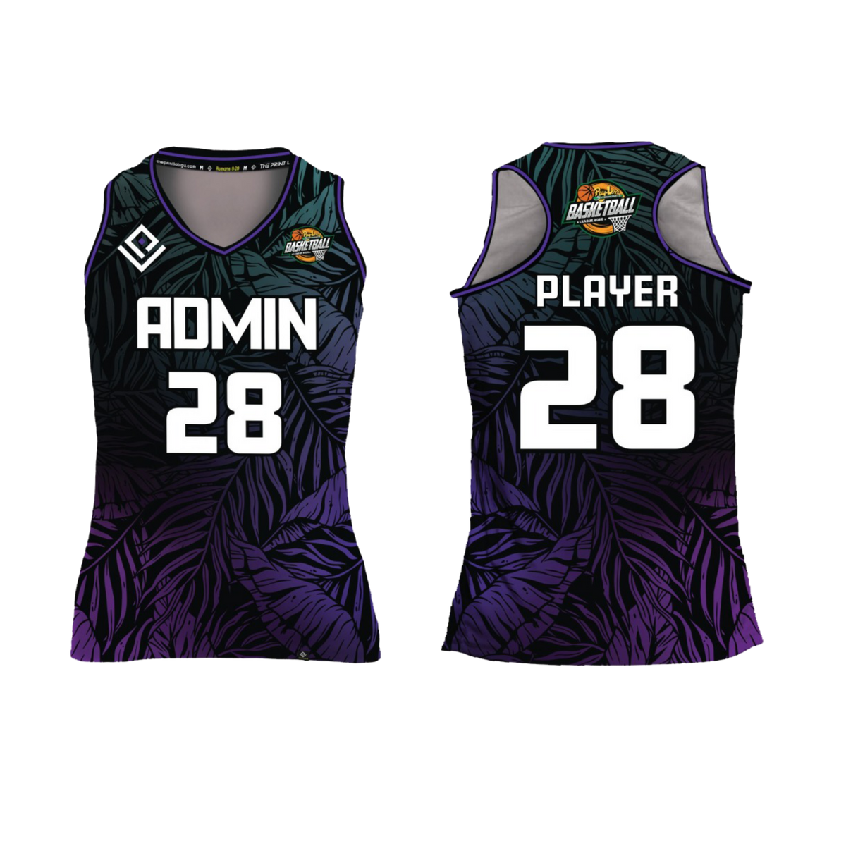 PAYLESS BASKETBALL LEAGUE 2026 - Sublimated Women's Racerback (ADMIN)