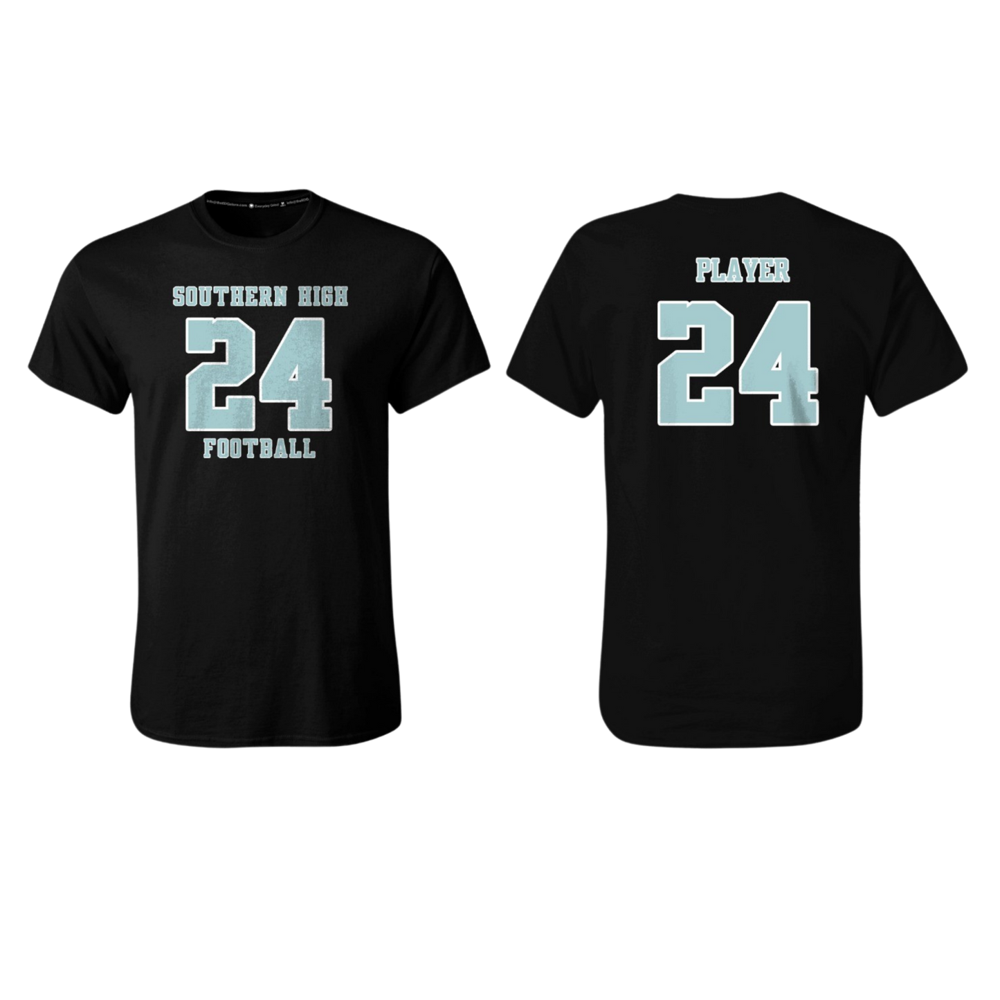 SOUTHERN HIGH FOOTBALL 2025 Cotton Screenprint T-shirt and Long Sleeve (Player Name and Number)