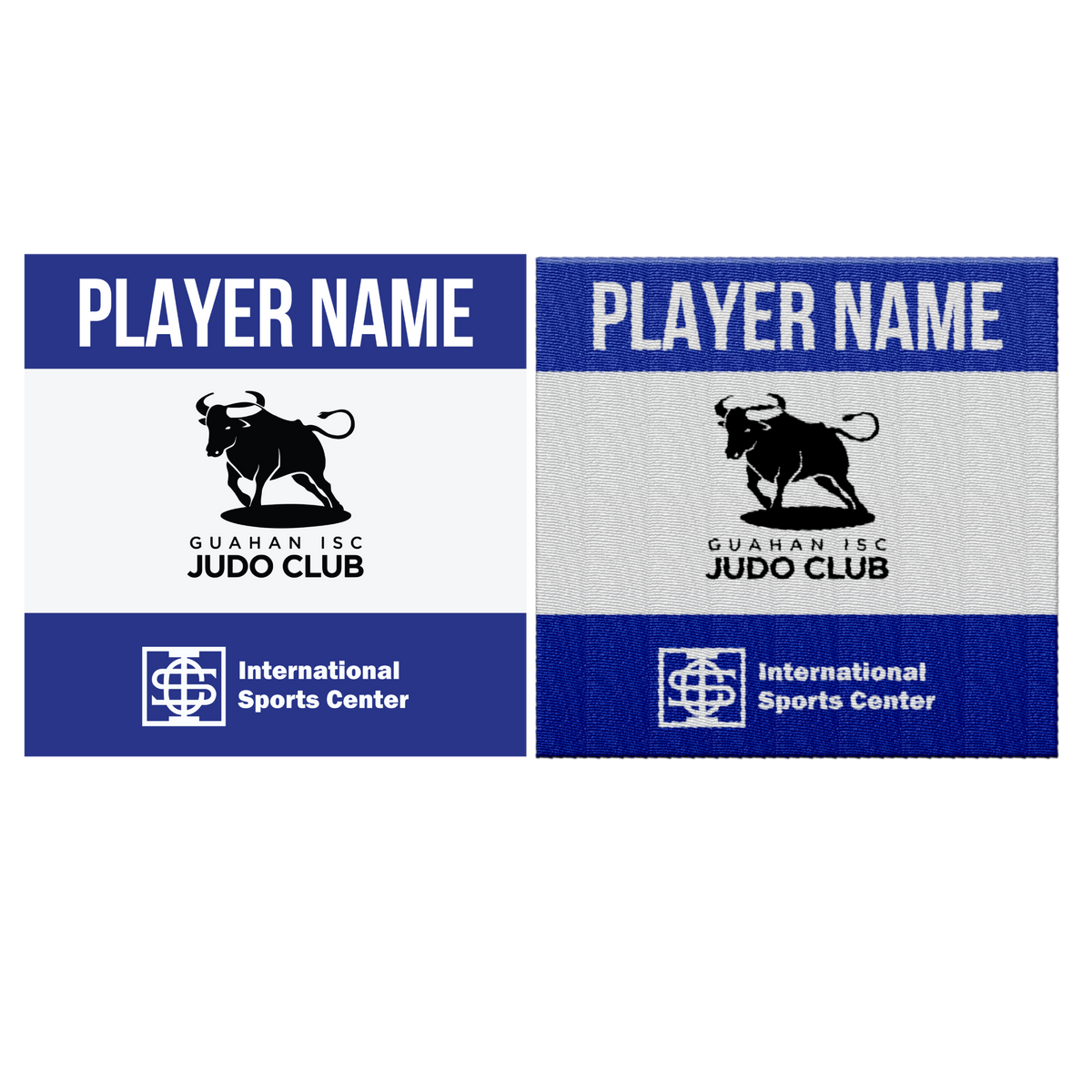 JUDO FOR THE KIDS Sublimated Guahan ISC Judo Club Adult Patches (14 x 14)