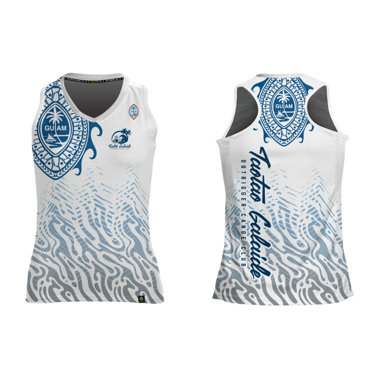 TAOTAO GALAIDE OUTRIGGER CANOE CLUB Sublimated Women's Racer Back