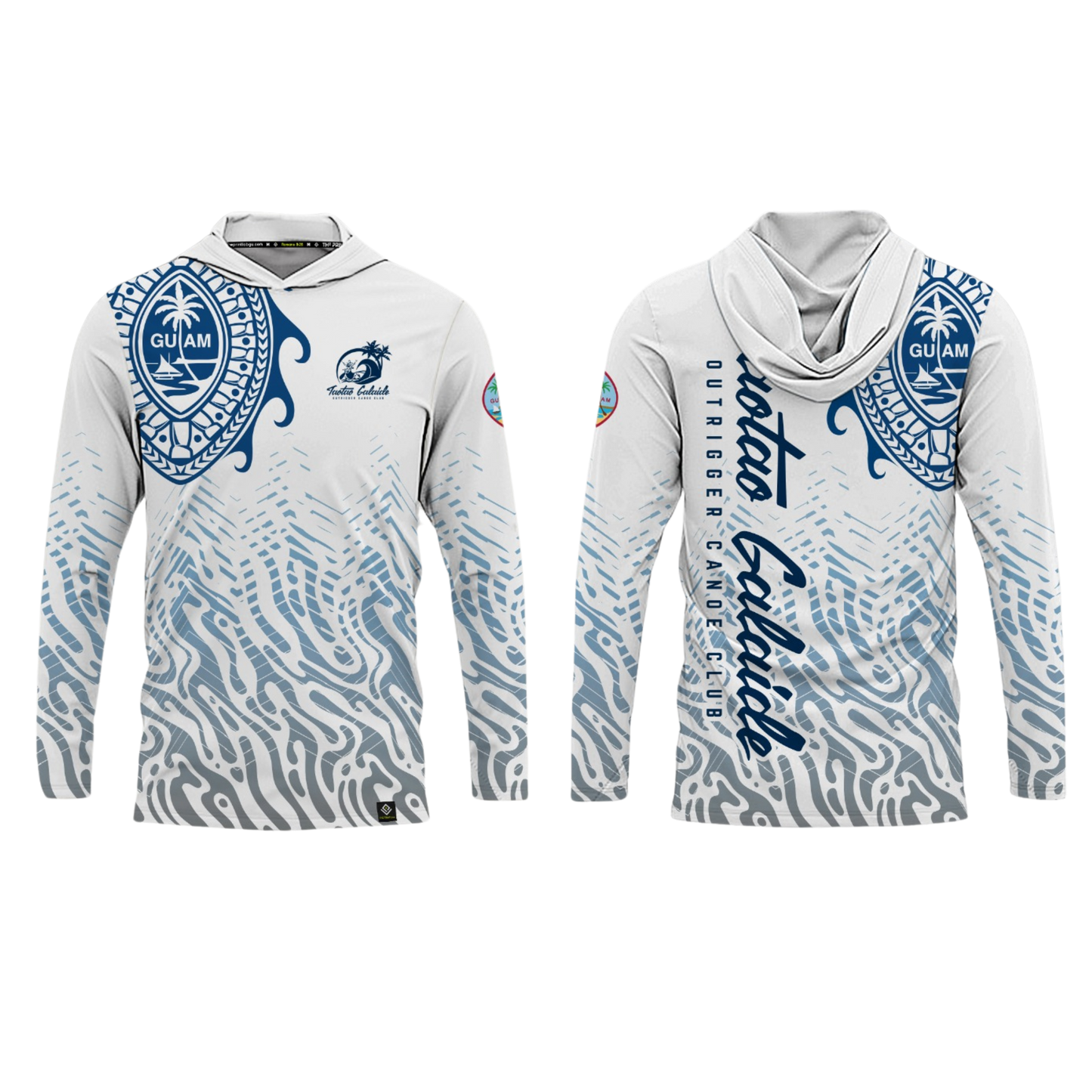 TAOTAO GALAIDE OUTRIGGER CANOE CLUB Sublimated Men's Longsleeve with Hood