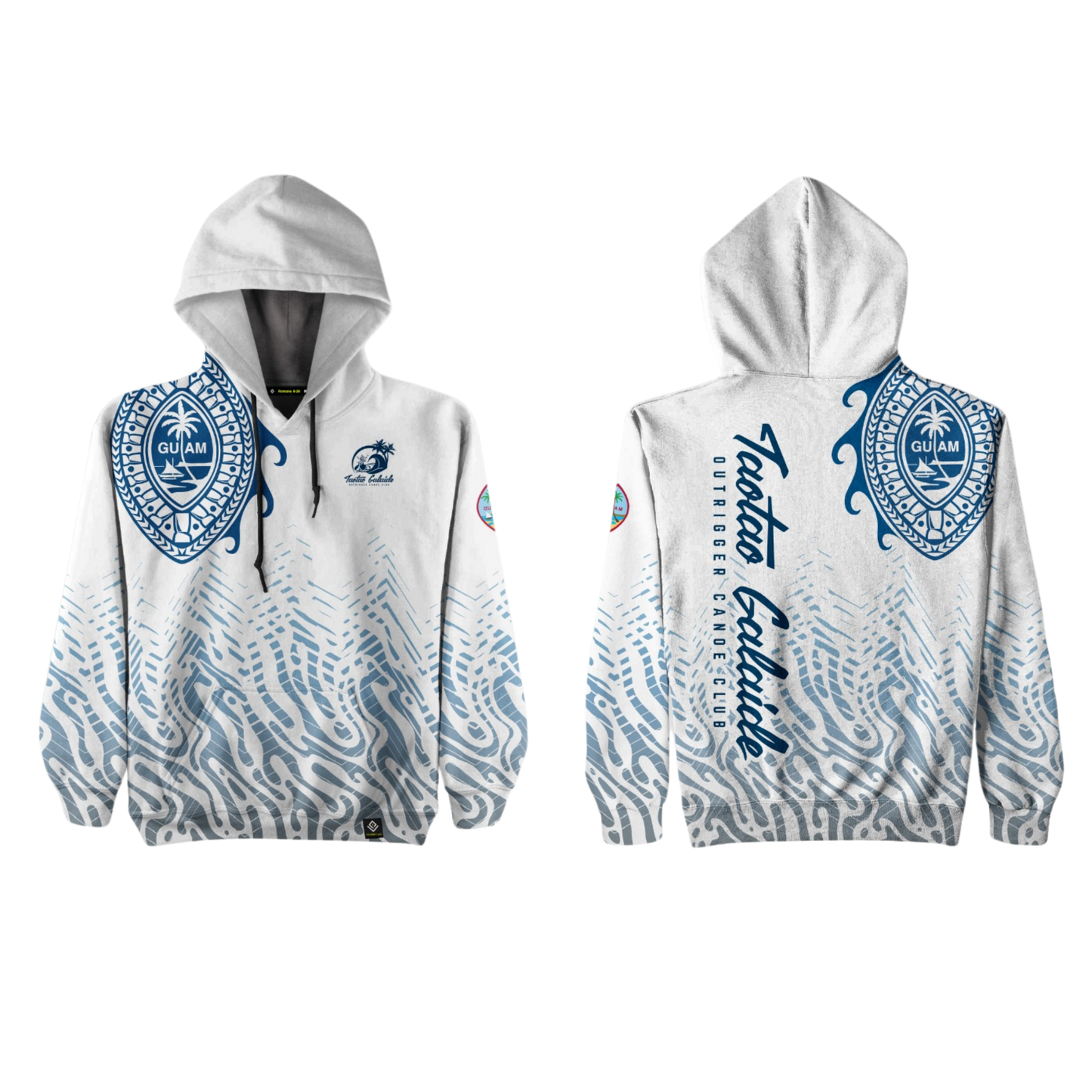 TAOTAO GALAIDE OUTRIGGER CANOE CLUB Sublimated Hybrid Pullover Hoodie