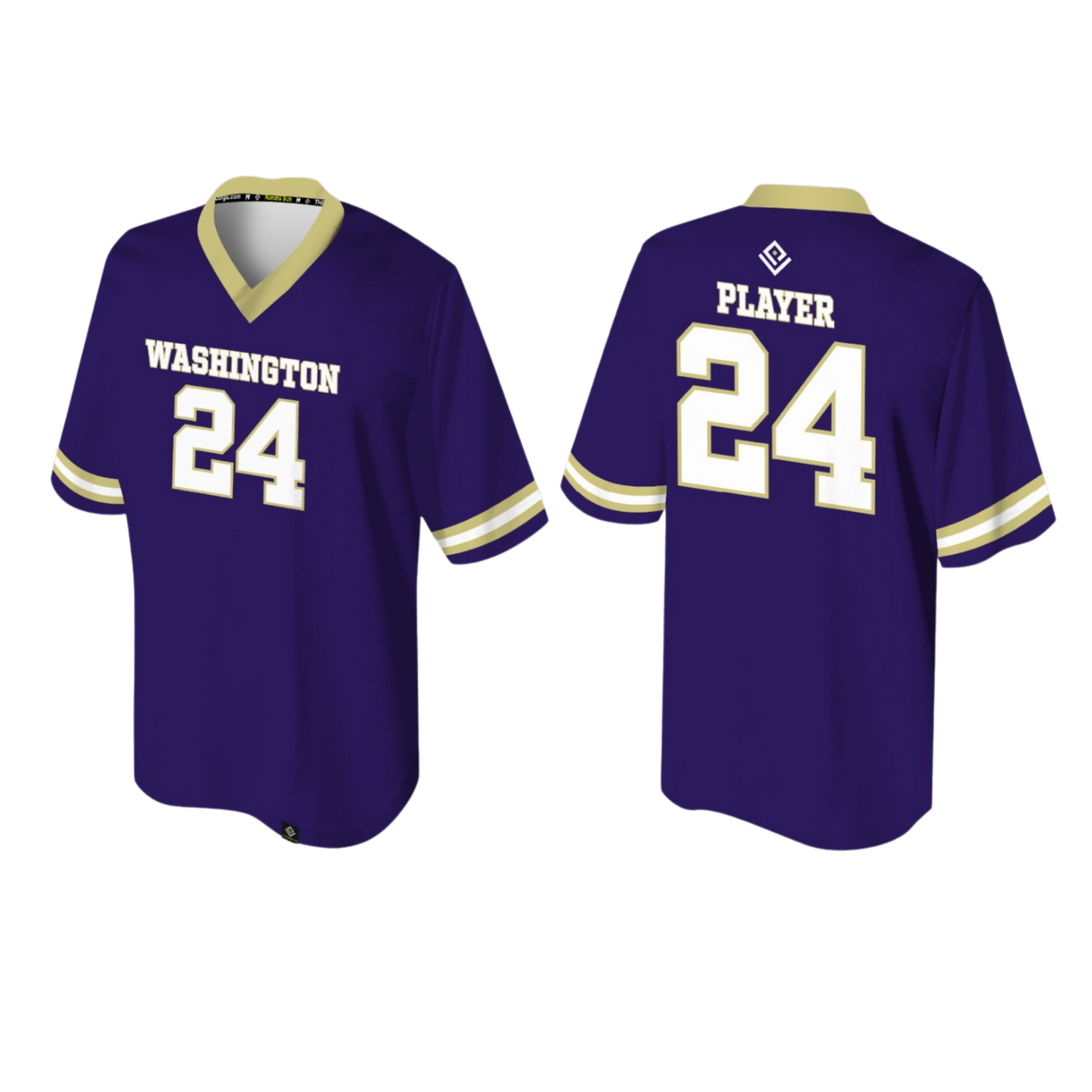 GW FOOTBALL Sublimated Men's Football Jersey (Purple)