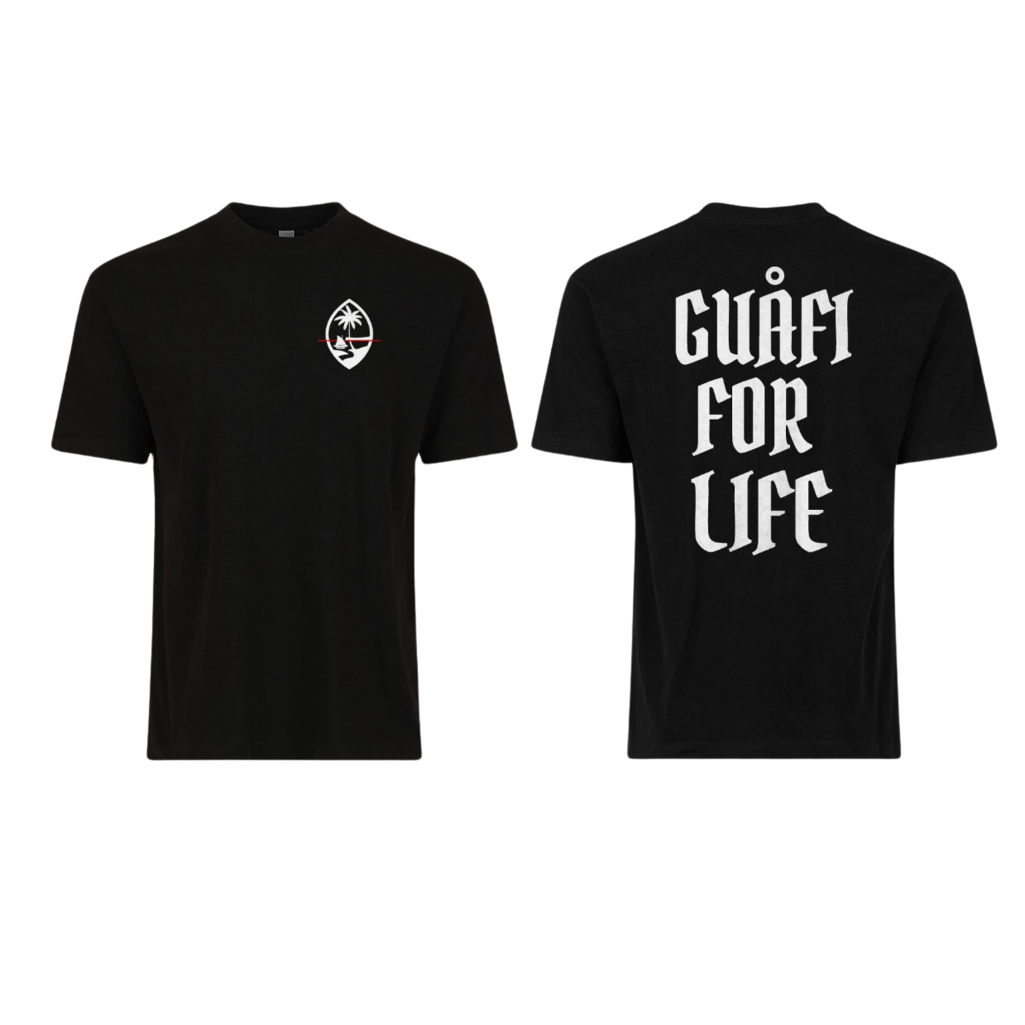 FIREFIGHTER STREETWEAR Screen Print T-shirt (Guafi For Life)