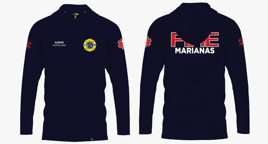 FEDERAL FIRE MARIANAS Sublimated Long Sleeve with Hood (STATION CHIEF)