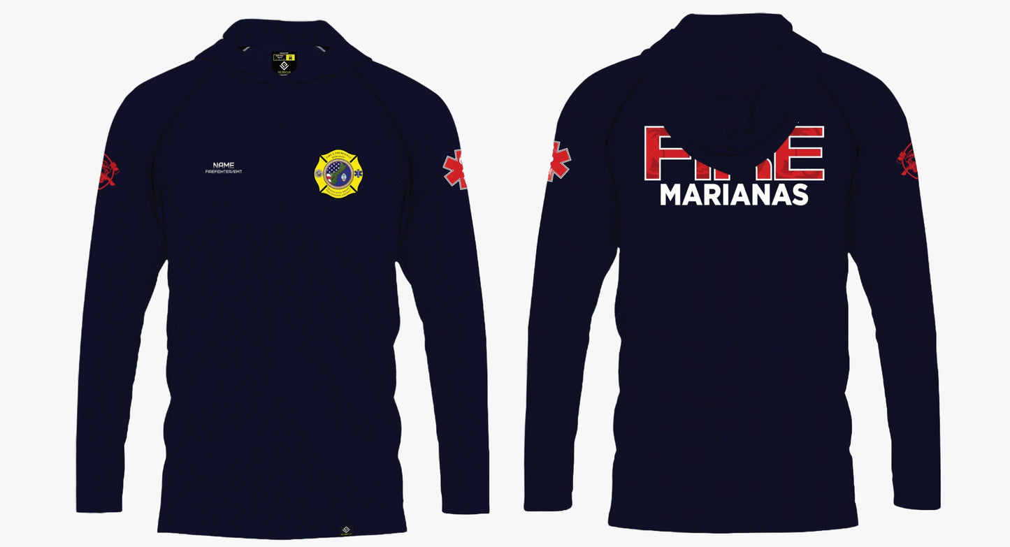 FEDERAL FIRE MARIANAS Sublimated Long Sleeve with Hood (FIREFIGHTER/EMT)