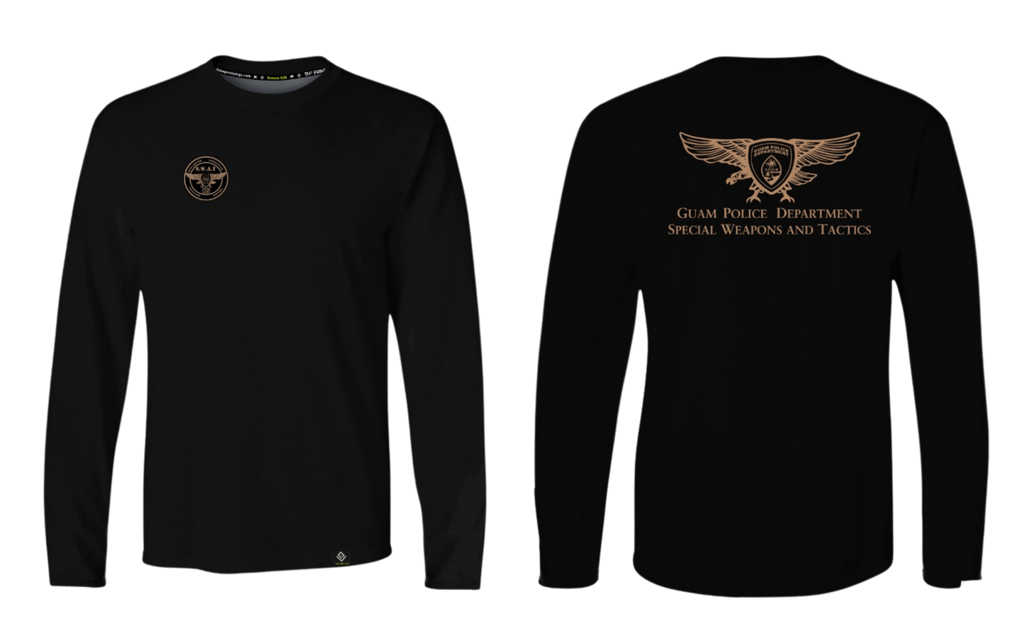 GUAM POLICE DEPT. Sublimated Men's Long Sleeve (FRONT SWAT K9)