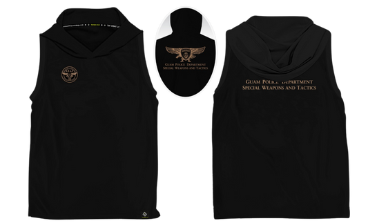 GUAM POLICE DEPT. Sublimated Men's Tank Top with Hood (FRONT SWAT K9)