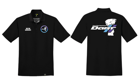 DOMESTIC ASSAULT Sublimated Men's Polo Shirt (Black)