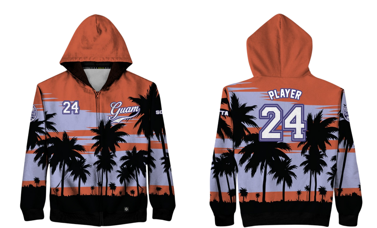 TEAM SOTTA Sublimated Zipper Hoodie