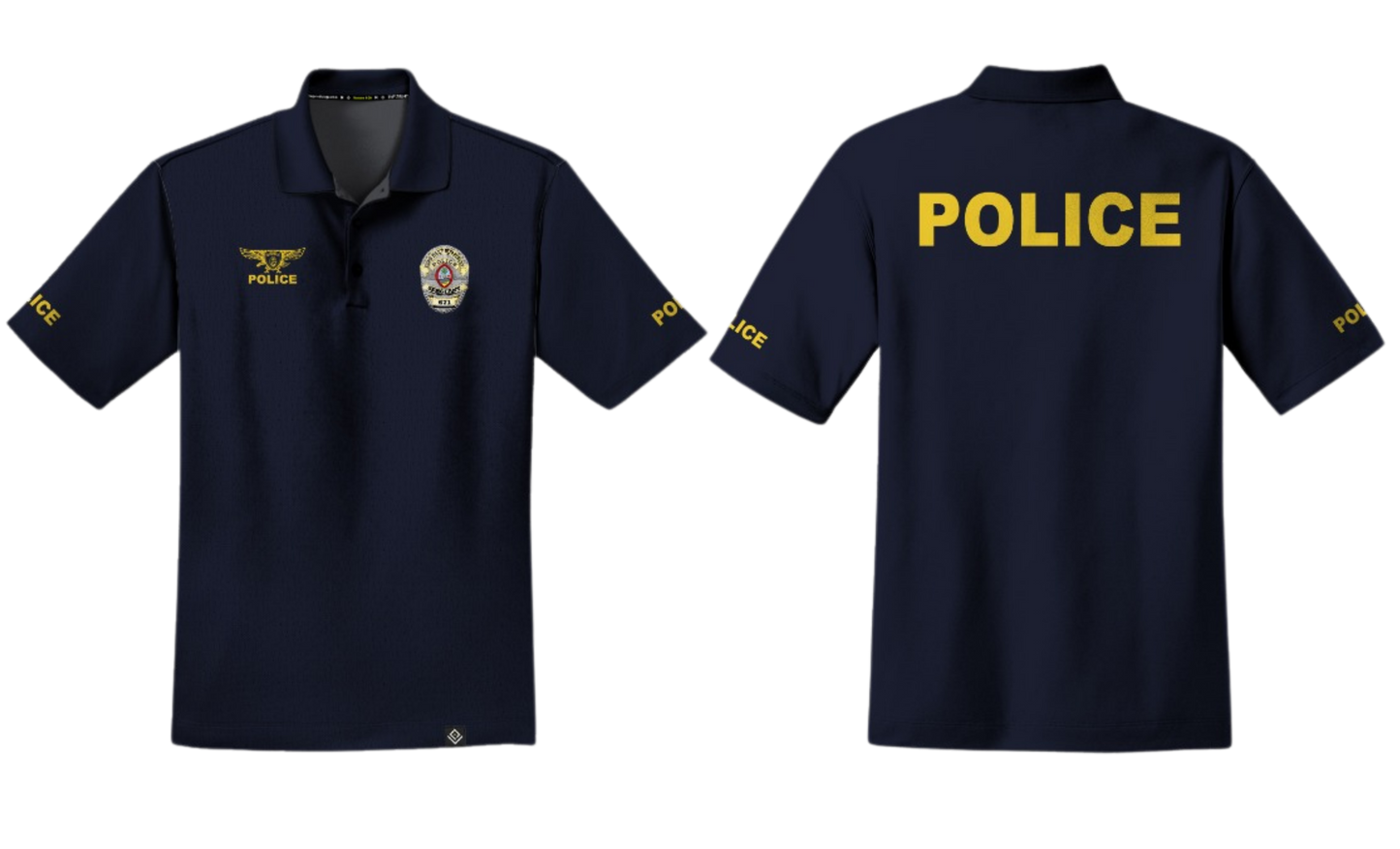 GUAM POLICE DEPT. Sublimated Men's 3 Button Polo (SERGEANT 671)