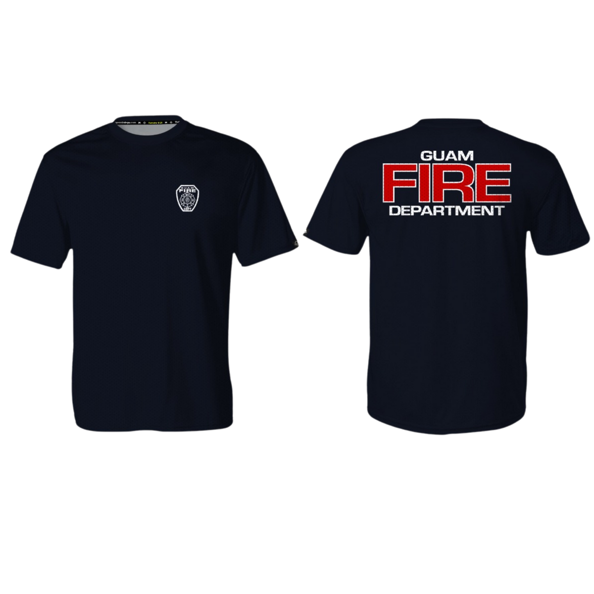 GUAM FIRE DEPARTMENT Sublimated Raglan T-shirt