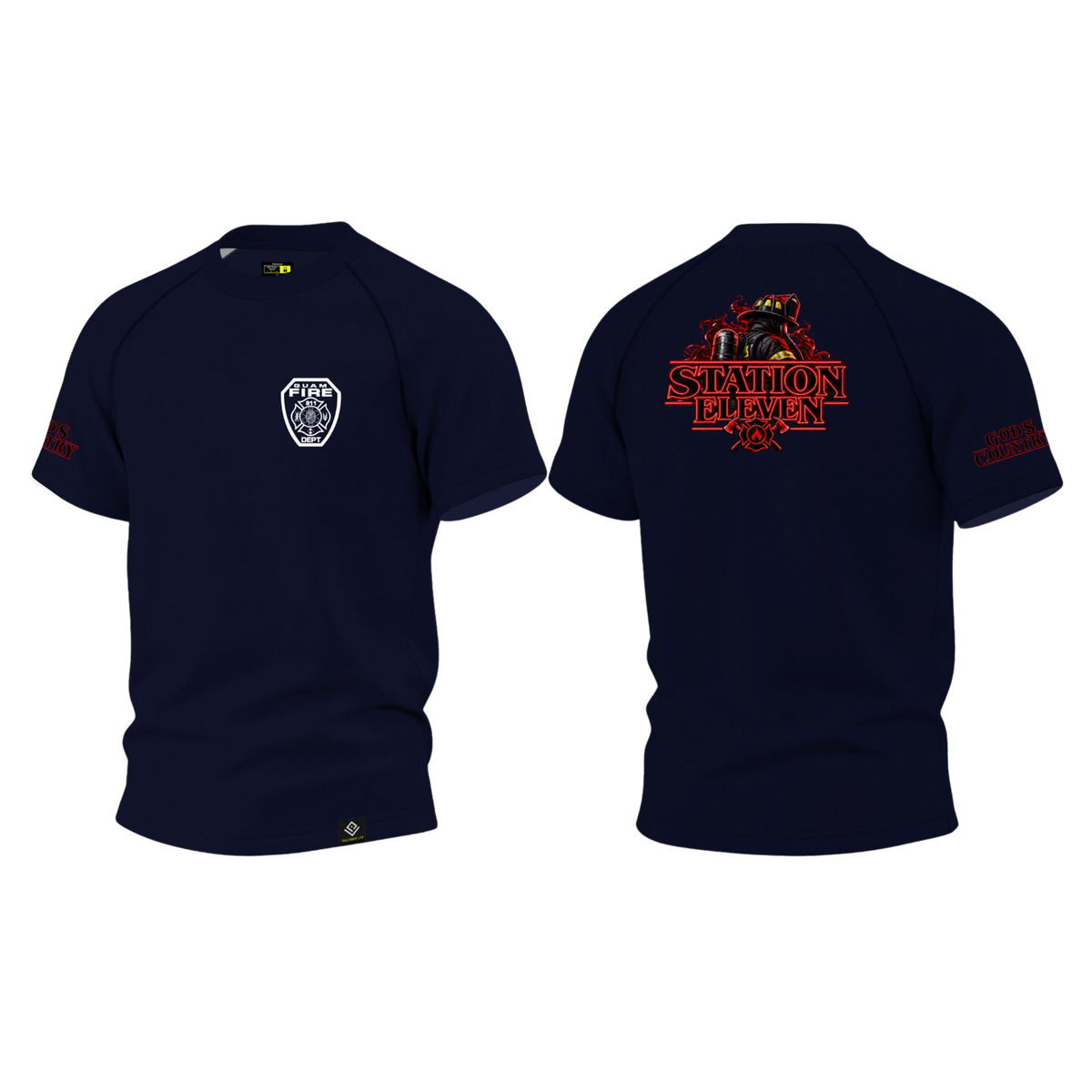 GUAM FIRE DEPARTMENT Sublimated Men's T-shirt - TALOFOFO STATION