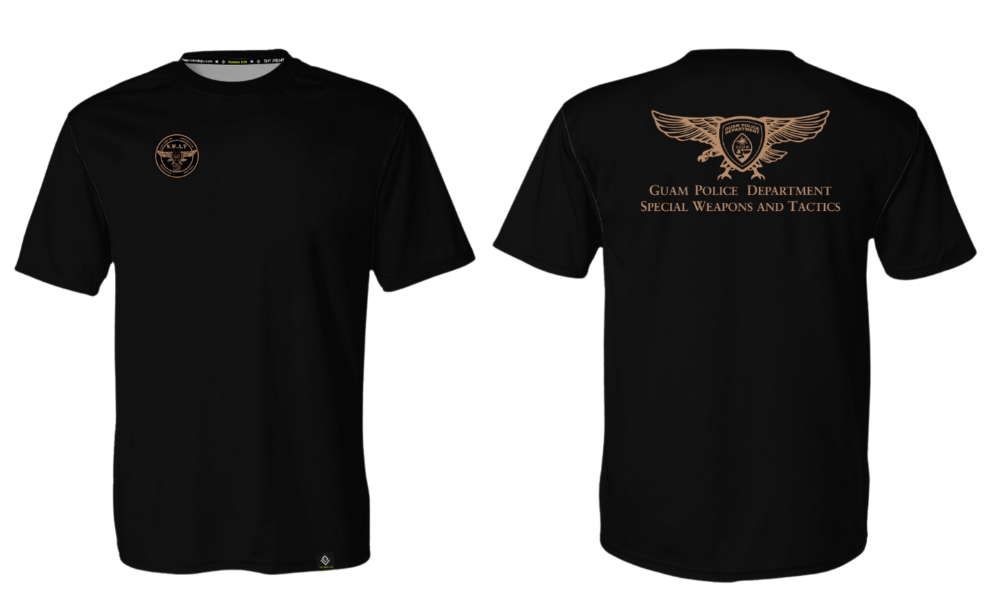 GUAM POLICE DEPT. Sublimated Men's Short Sleeve (FRONT SWAT K9)